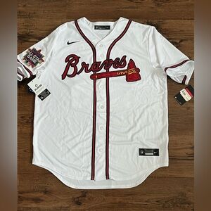 Nike MLB Atlanta Braves Max Fried 2021 Allstar Game Jersey (size mens L)